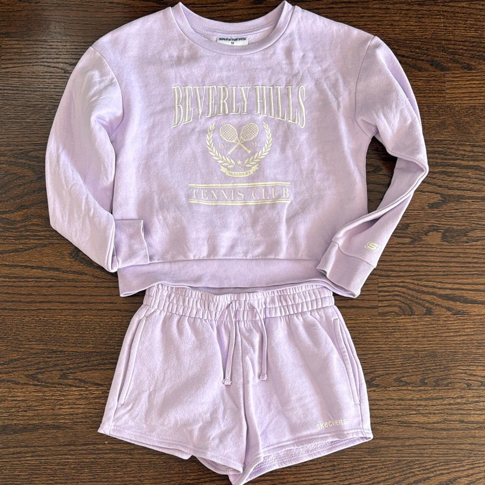 Skechers Light Lavender Kids Set